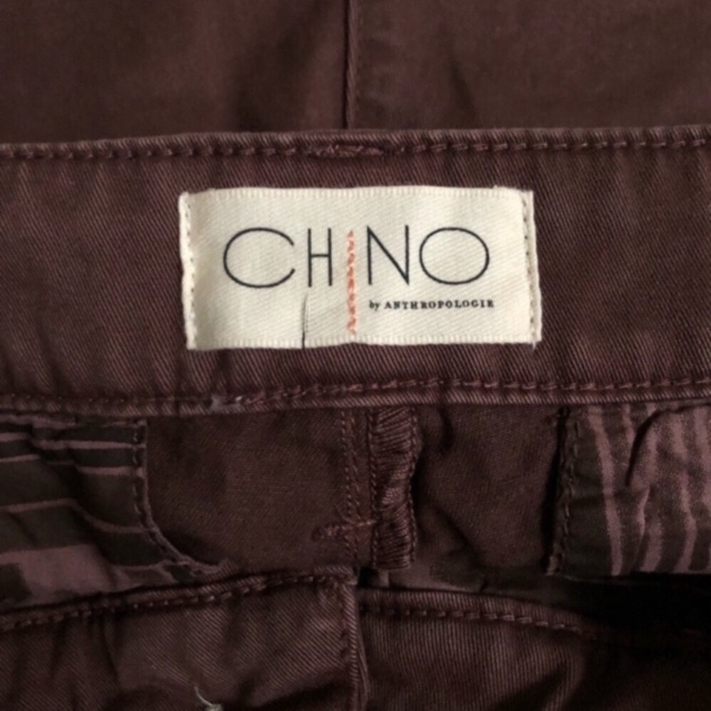 SOLD Anthropologie Chino Sequin & Paint Pants NWOT - Picture 8 of 8